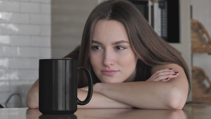 Custom Photo & Text Mug – 11 oz, 15 oz, Color Handle & Magic Heat‑Reveal