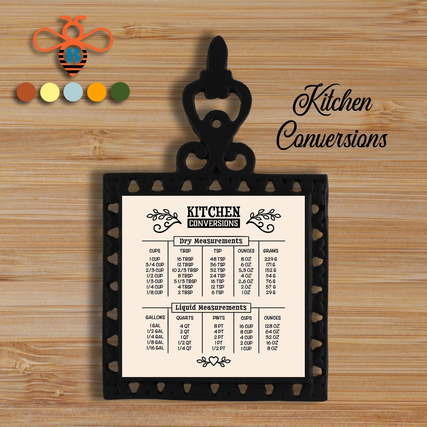 Personalized Interchangeable Photo Trivet – Cast Iron with Custom 4x4 Tile