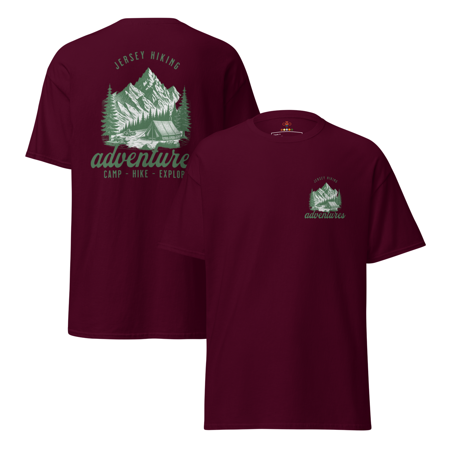 Custom Company Logo T‑Shirt – Front & Back Print