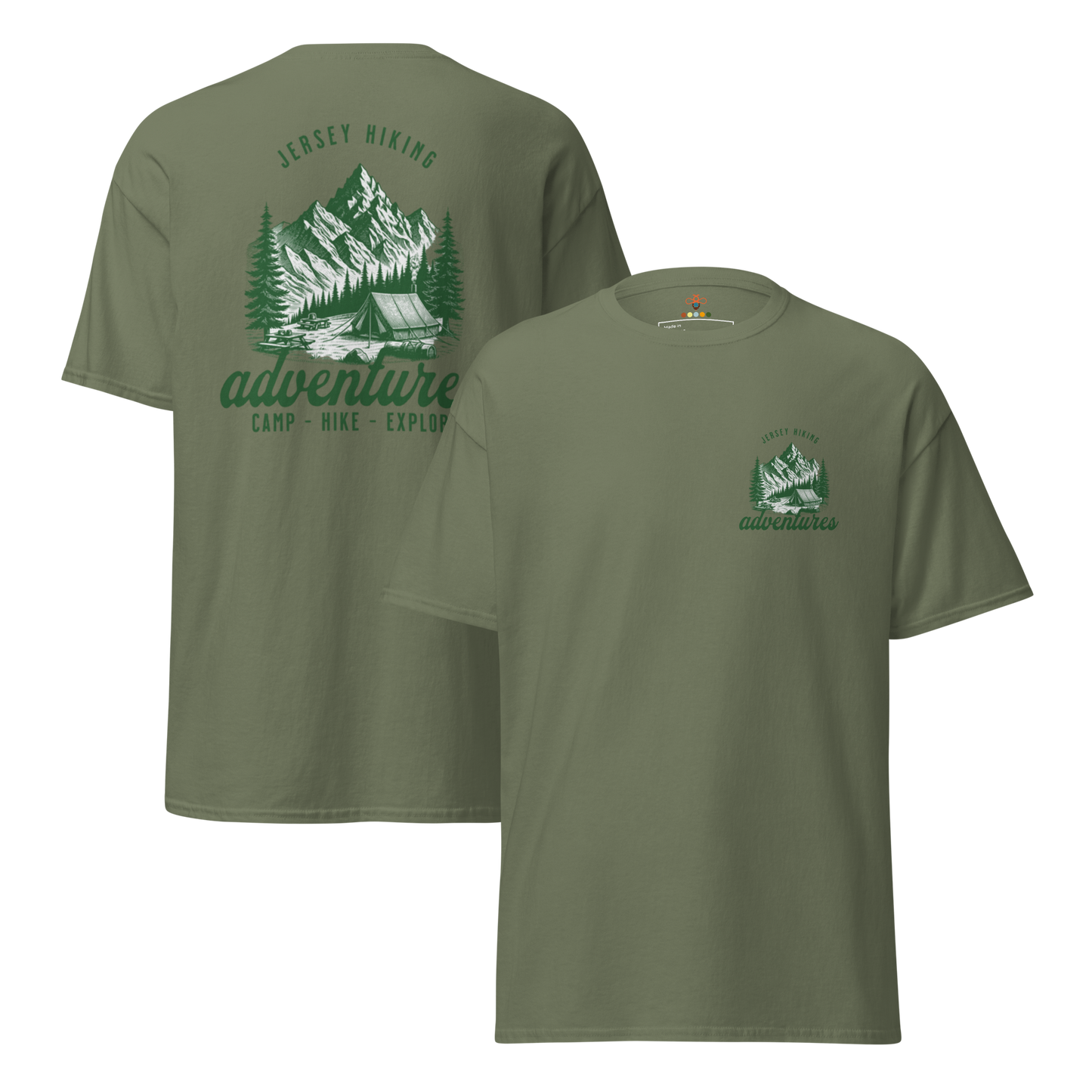 Custom Company Logo T‑Shirt – Front & Back Print