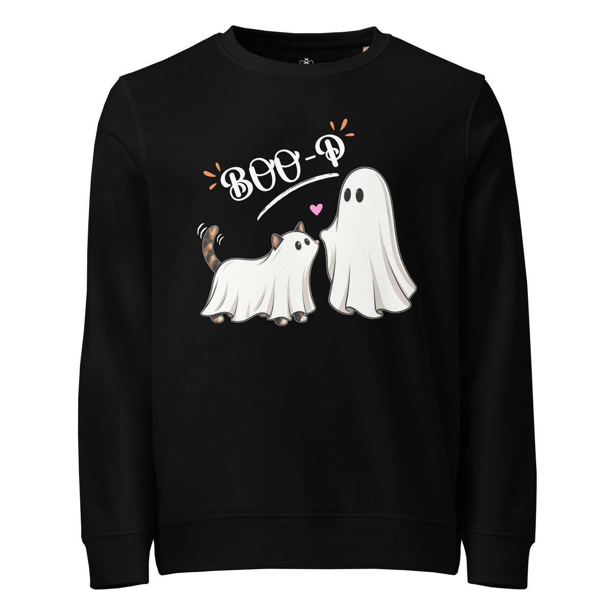 Custom Halloween Ghost Sweatshirt Starring Your Pet – “Boo‑p” Design