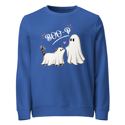 Custom Halloween Ghost Sweatshirt Starring Your Pet – “Boo‑p” Design