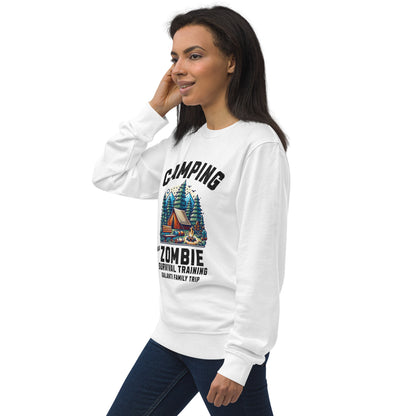 Custom Halloween Camping Zombie Survival Training Sweatshirt
