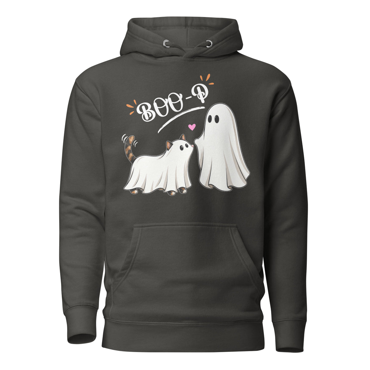 Custom Halloween Ghost Hoodie Sweatshirt Starring Your Pet – “Boo‑p” Design